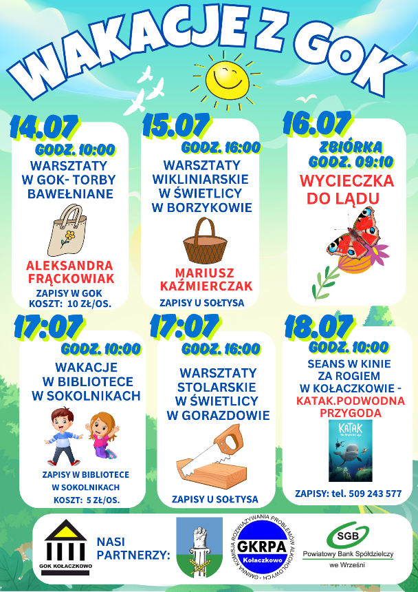 Propozycje na trzeci tydzień wakacji 2025